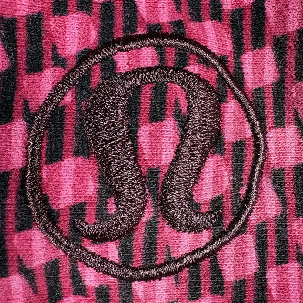 Lululemon 8 Scuba Hoodie III Deep Dive Berry Rumble Black Fleece Full Zip Hoodie